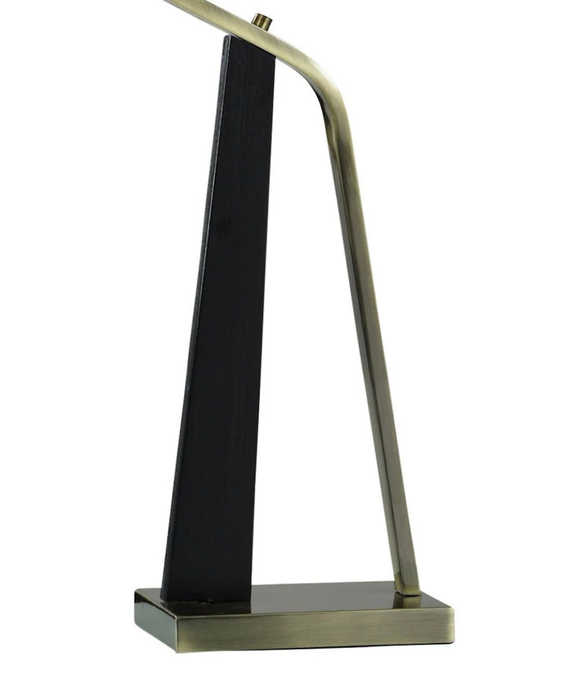 31" Domino Abstract Mid Century Modern Slanted Design Table Lamp