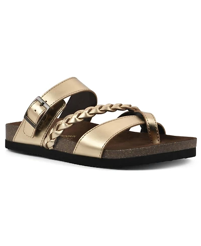 White Mountain Women's Hazy Footbed Sandals