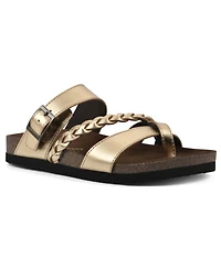 White Mountain Women's Hazy Footbed Sandals