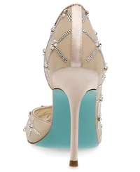 Betsey Johnson Women's Cruze Rhinestone Embellished Evening Pumps