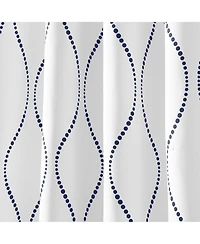 Swirl Light Filtering Window Curtain Panels
