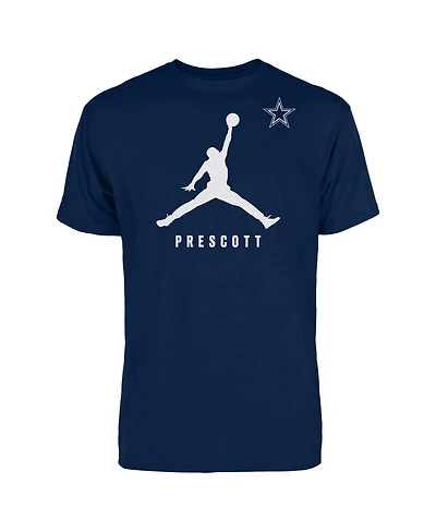 Men's Jordan Dak Prescott Navy Dallas Cowboys Graphic T-shirt