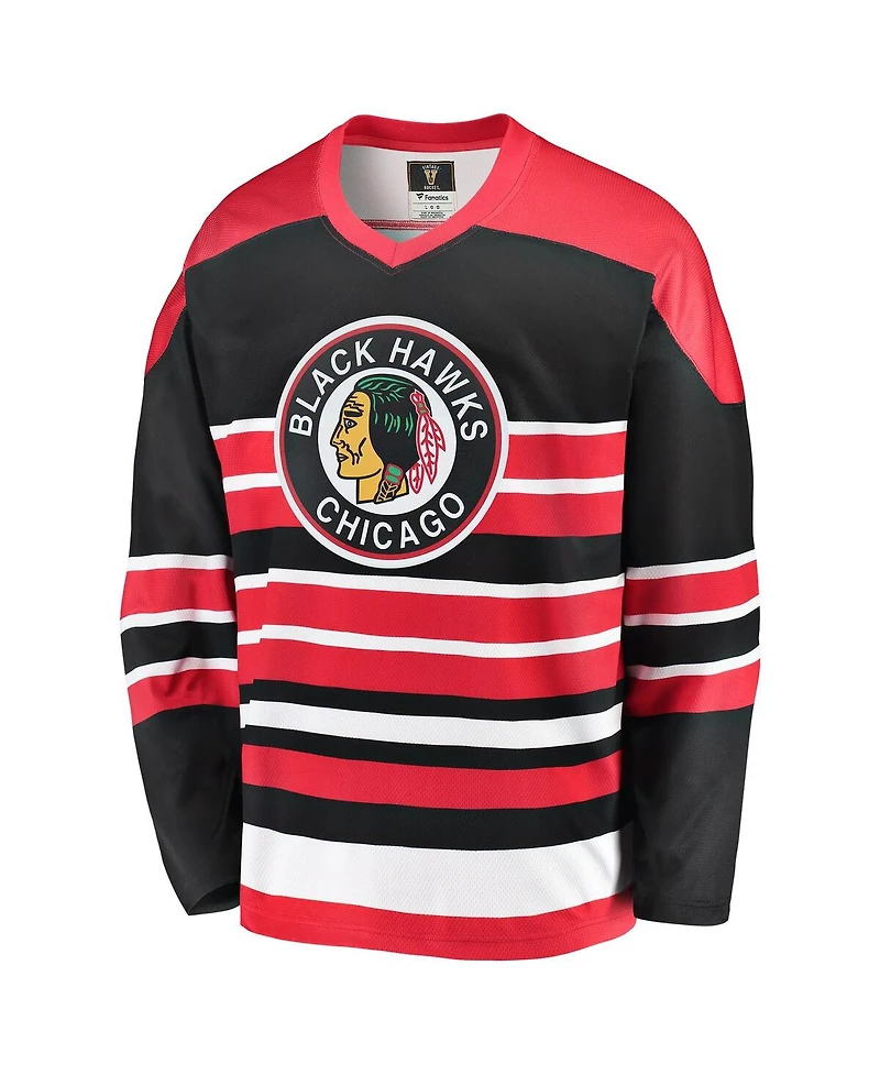 Men's Fanatics Bobby Hull Red Chicago Blackhawks Premier Breakaway Retired Player Jersey