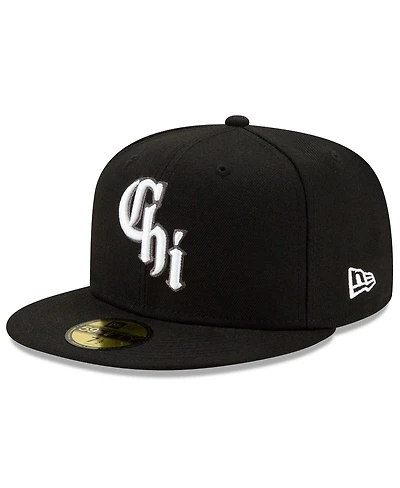 Men's New Era Black Chicago White Sox 2021 City Connect 59FIFTY Fitted Hat