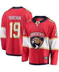 Men's Fanatics Matthew Tkachuk Red Florida Panthers Home Breakaway Player Jersey