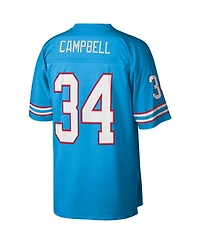 Men's Mitchell & Ness Earl Campbell Light Blue Houston Oilers Legacy Replica Jersey