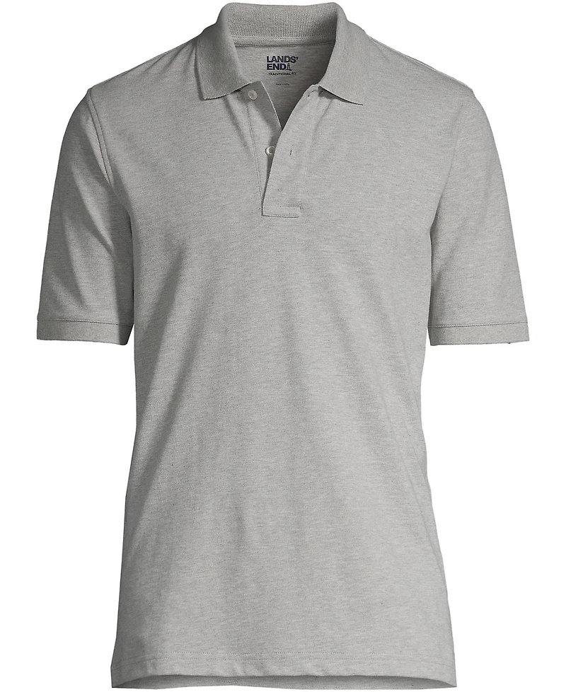 Lands' End Big & Tall Short Sleeve Comfort-First Mesh Pique Polo Shirt