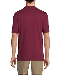 Lands' End Men's Short Sleeve Interlock Polo Shirt