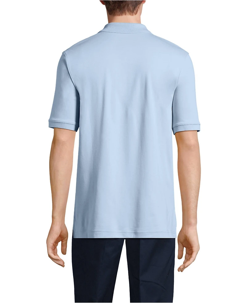 Lands' End Men's Short Sleeve Interlock Polo Shirt