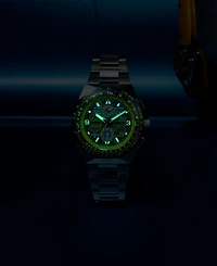 Citizen Eco-Drive Men's Chronograph Promaster Skyhawk A-t Blue Angels Stainless Steel Bracelet Watch 46mm