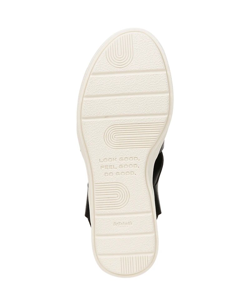 Dr. Scholl's Women's Time Off Sea Slingback Wedge Sandals