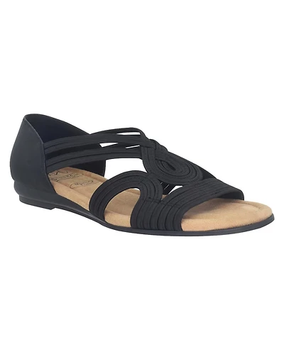 Impo Women's Bazra Stretch Flat Sandals