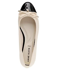 Anne Klein Women's Luci Cap Toe Ballet Flats