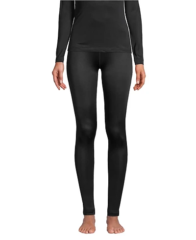 Lands' End Women's Silk Interlock Long Underwear Leggings Pants