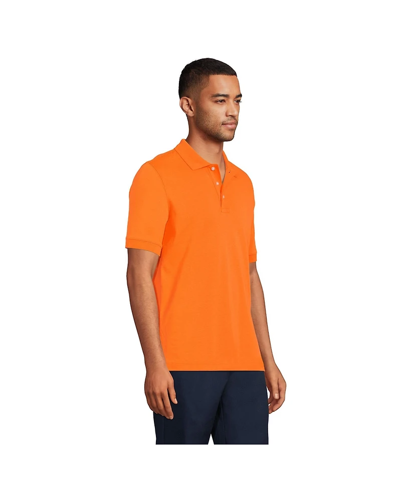 Lands' End Men's Short Sleeve Interlock Polo Shirt