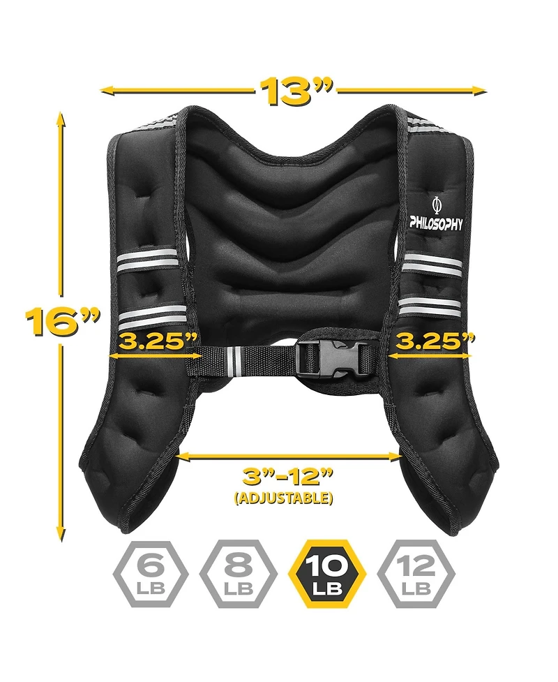 Philosophy Gym Weighted Workout Vest Lb