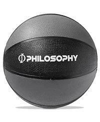 Philosophy Gym Medicine Ball, 6 Lb - Weighted Fitness Non-Slip Ball