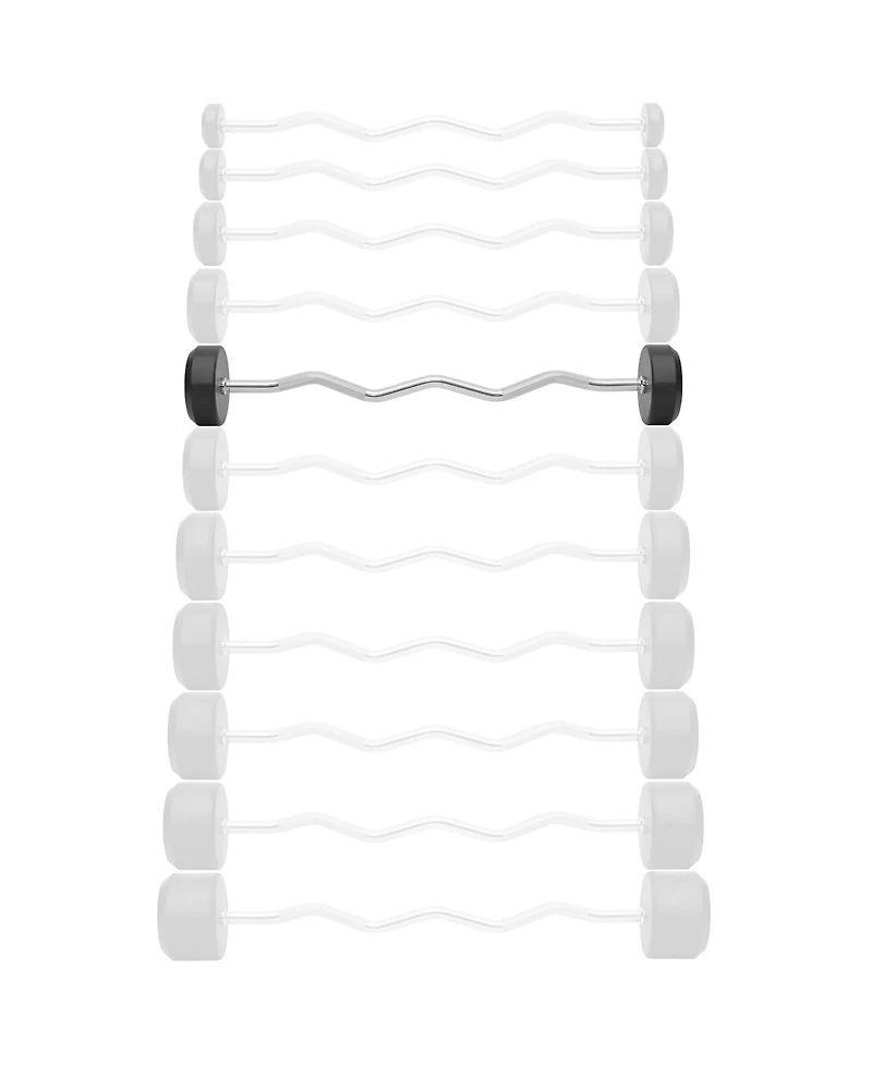 Philosophy Gym Rubber Fixed Barbell