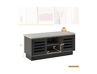 Shoe Bench with 6 Storage Compartments and 3 Adjustable Shelves