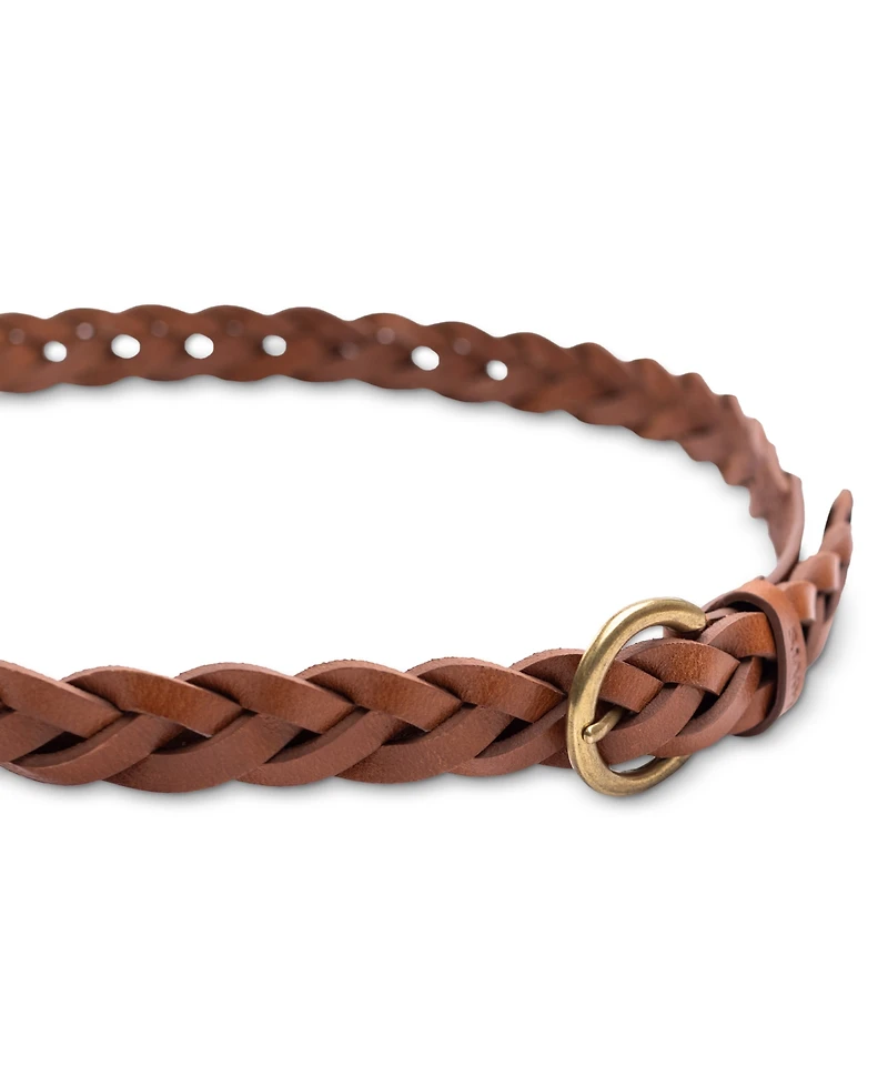 Levi's Women's Braided Leather Skinny Belt