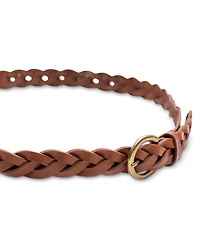 Levi's Women's Braided Leather Skinny Belt