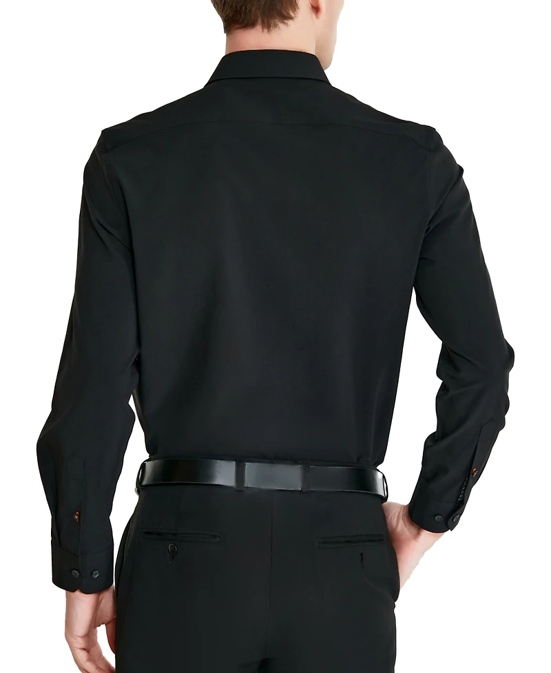 Tallia Men's Slim-Fit Solid Poplin Dress Shirt