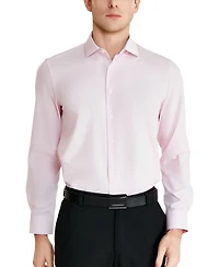 Tallia Men's Slim-Fit Solid Poplin Dress Shirt