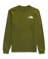 The North Face Men's Box Nse Standard-Fit Logo Graphic Long-Sleeve T-Shirt