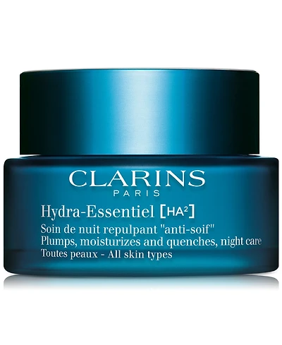 Clarins Hydra-Essentiel Night Moisturizer With Double Hyaluronic Acid, 1.7 oz.