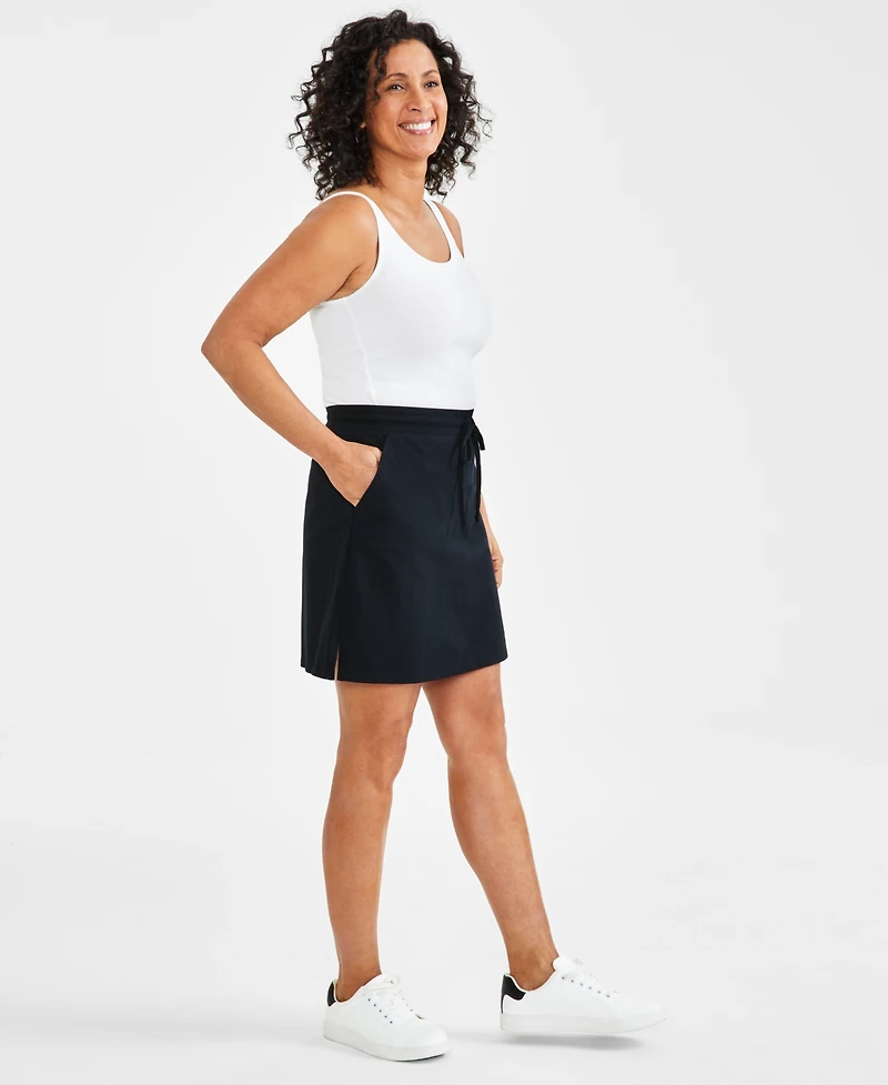 Style & Co Women's Jersey Skort, Regular & Petite, Created for Macy's