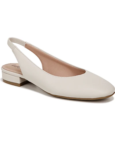 LifeStride Women's Claire Square Toe Slingback Flats