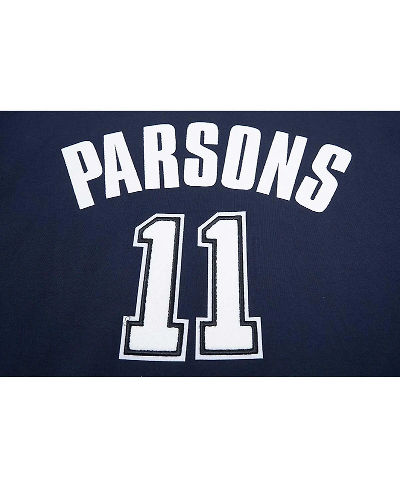 Men's Pro Standard Micah Parsons Navy Dallas Cowboys Player Name and Number Hoodie T-shirt