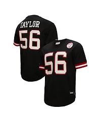 Men's Mitchell & Ness Lawrence Taylor Black New York Giants Retired Player Name Number Mesh Top