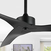 Jonathan Y Aldrin Modern Minimalist Iron/Plastic Razor Ceiling Fan