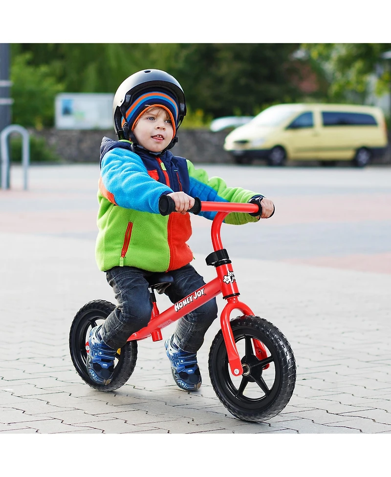 Kids Balance Bike No Pedal Training Bicycle w/ Adjustable Handlebar & Seat