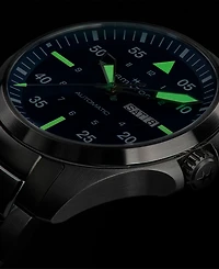 Hamilton Men's Swiss Automatic Khaki Aviation Day Date Stainless Steel Bracelet Watch 42mm