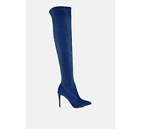 Women's Tigerlily Knitted Stiletto Long Boots