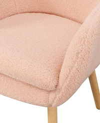 Convenience Concepts 25.25" Sherpa Charlotte Accent Chair