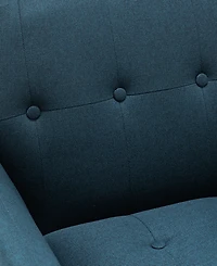Convenience Concepts 30" Polyester Andy Mid Century Modern Accent Lounge Armchair