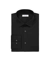 Calvin Klein Men's Refined Cotton Stretch Regular Fit Dress Shirt