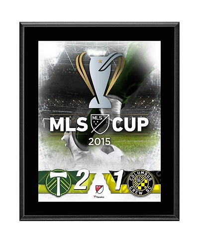 Portland Timbers Vs. Columbus Crew 10.5'' x 13'' 2015 Mls Cup Sublimated Plaque