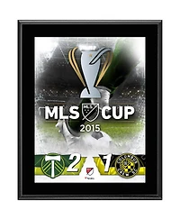 Portland Timbers Vs. Columbus Crew 10.5'' x 13'' 2015 Mls Cup Sublimated Plaque