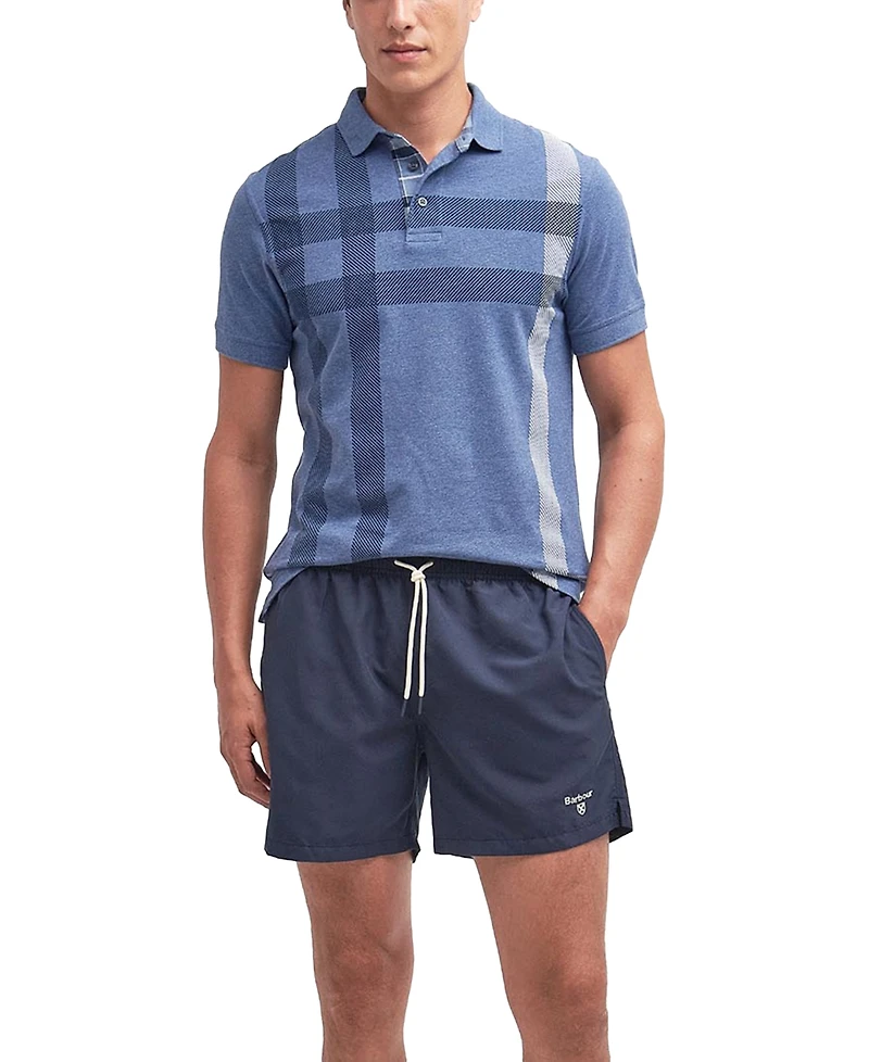 Barbour Men's Staple Logo 5" Swim Trunks