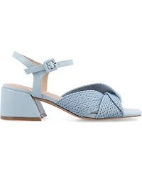 Journee Collection Women's Zerlina Block Heel Dress Sandals