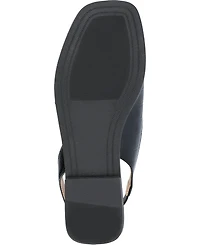 Journee Collection Women's Brinsley Slingback D'Orsay Flat Sandals
