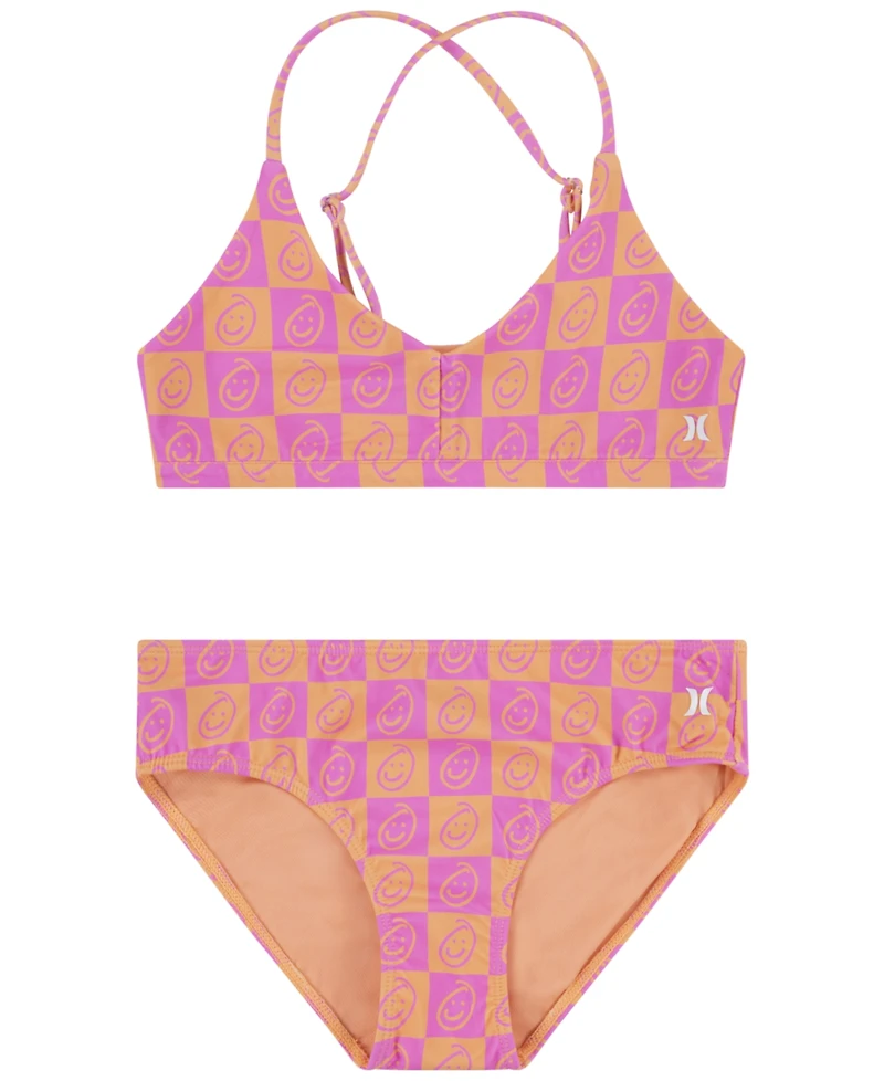 Hurley Big Girls 25th Anniversary Bikini Set