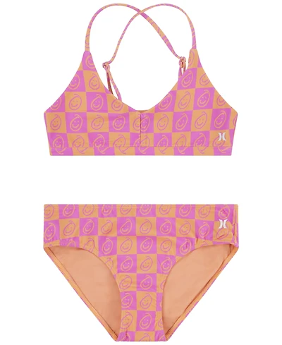 Hurley Big Girls 25th Anniversary Bikini Set