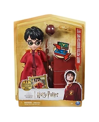 Harry Potter, 8" Harry Potter Quidditch Doll Gift Set with Robe and 9 Doll Accessories, 11 Pieces