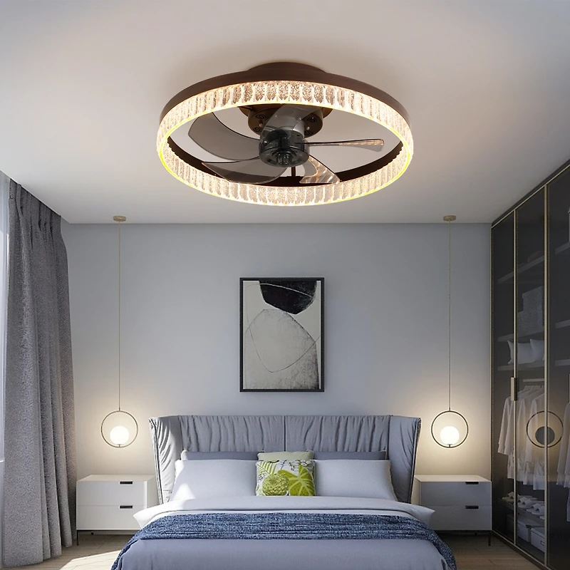 Streamdale Modern Remote Control Chandelier Fan