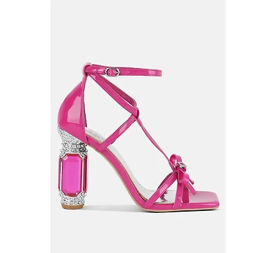Affluence Jeweled High Heel Sandals